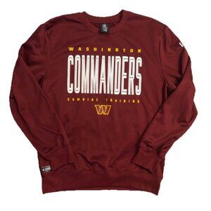 New Era Men’s Washington Commanders Combine Training Sweatshirt Maroon Large